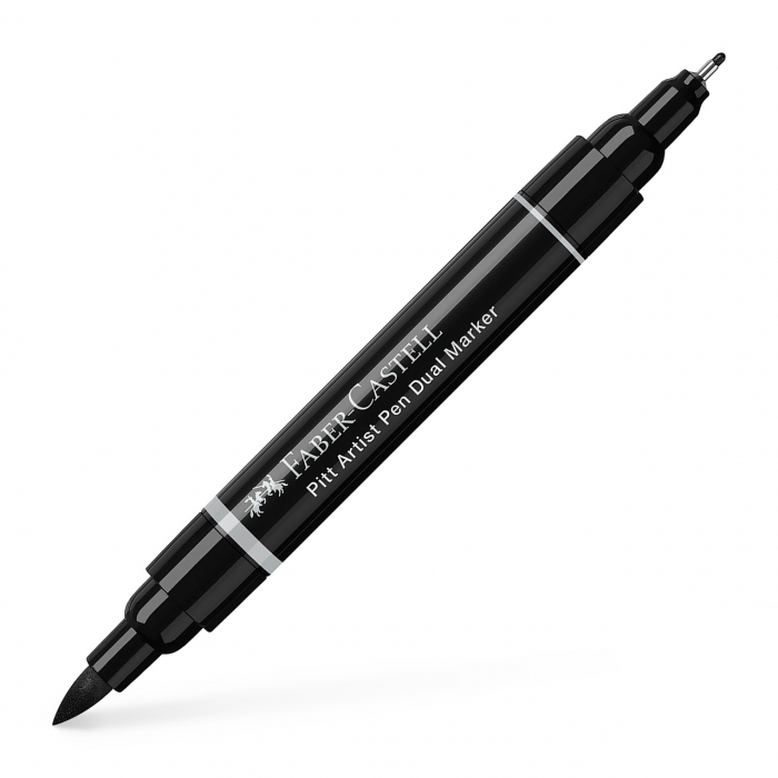Pitt Artist Pen Dual Marker Negru 199 Faber-Castell [1]