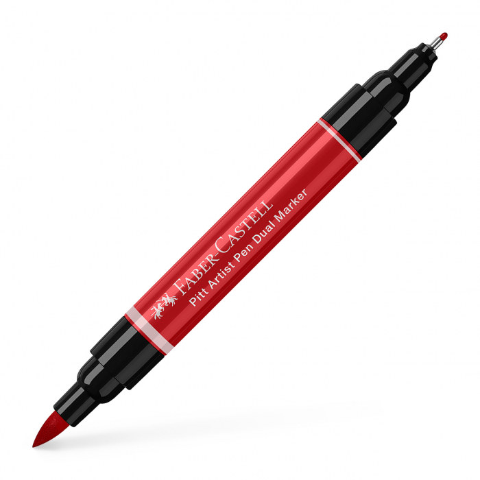 Pitt Artist Pen Dual Marker Rosu Intens 219 Faber-Castell [1]