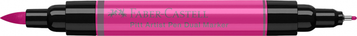 Pitt Artist Pen Dual Marker Roz Purpuriu Mediu 125 Faber-Castell [2]