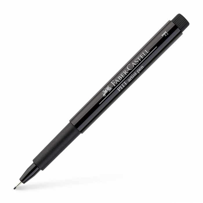 Pitt Artist Pen F Negru Faber-Castell [2]