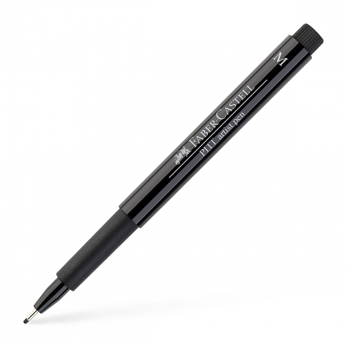 Pitt Artist Pen M Negru Faber-Castell [2]