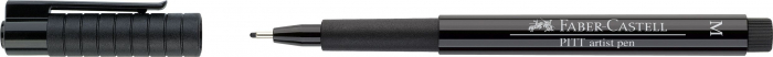 Pitt Artist Pen M Negru Faber-Castell [1]