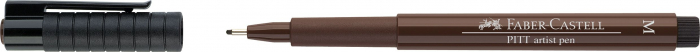 Pitt Artist Pen M Sepia Faber-Castell [1]
