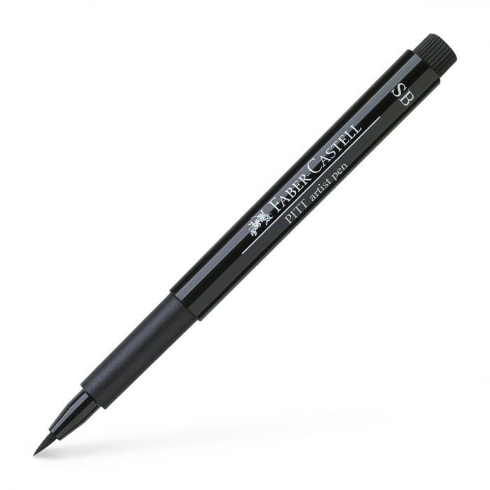 Pitt Artist Pen Soft Brush Negru Faber-Castell [2]