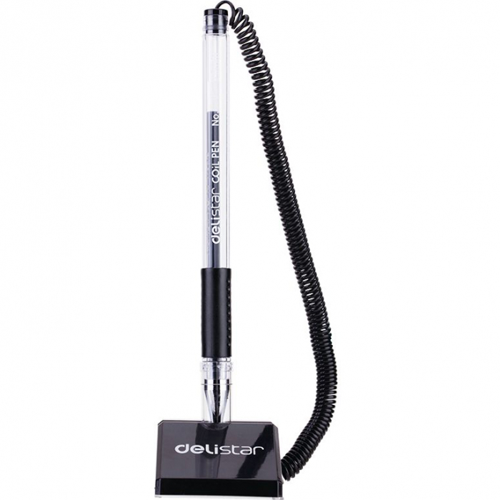 Pix Cu Suport Adeziv Si Snur 0.5Mm Negru Deli [1]