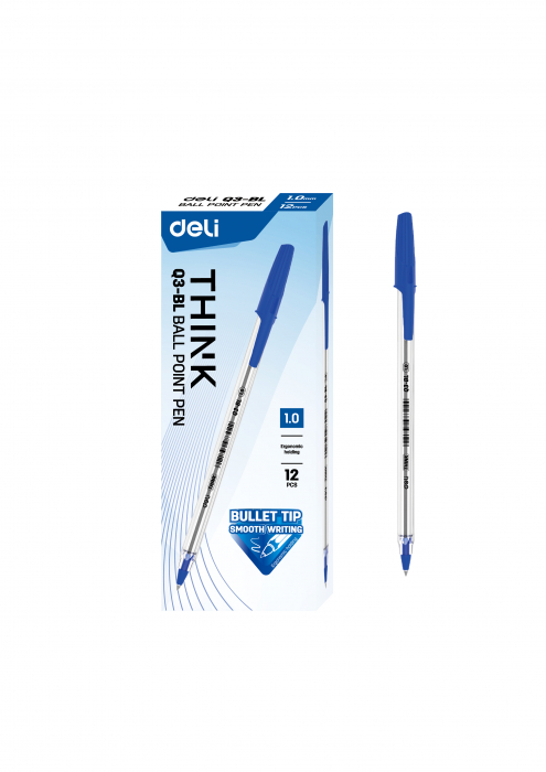 Pix Unica Folosinta 1Mm Q3 Think Albastru Deli [1]