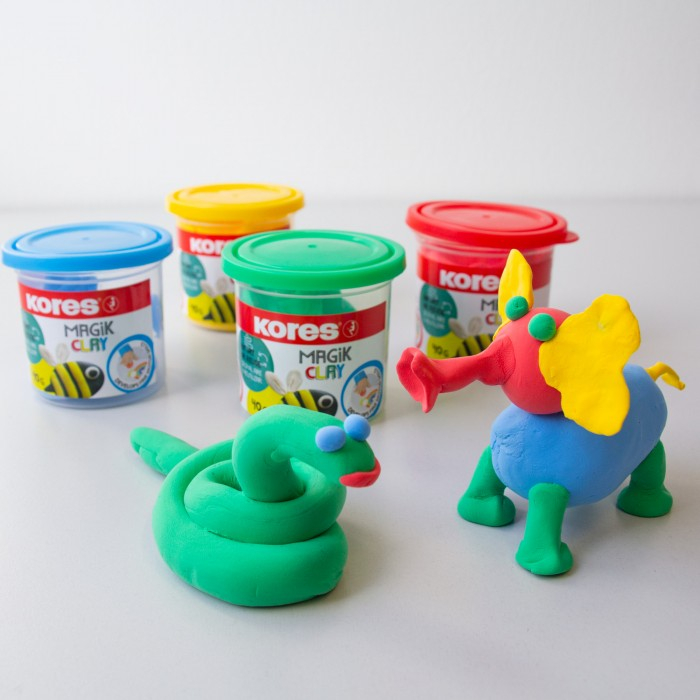 Plastilina Modelaj 4*40G Culori Intense Kores [2]