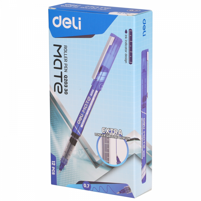 Roller Free Ink 0.7Mm Albastru Deli [3]