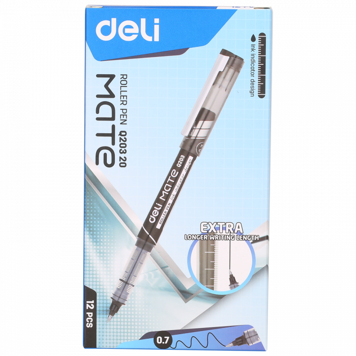 Roller Free Ink 0.7Mm Negru Deli [4]