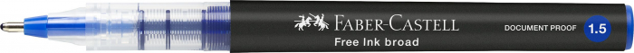 Roller Free Ink 1.5Mm Albastru Faber-Castell [3]