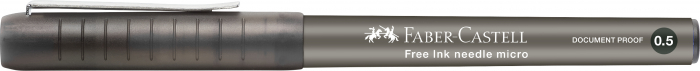 Roller Free Ink Needle 0.5Mm Negru Faber-Castell [2]
