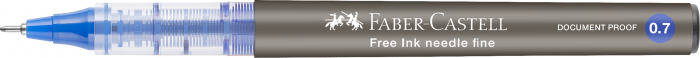 Roller Free Ink Needle 0.7Mm Albastru Faber-Castell [2]