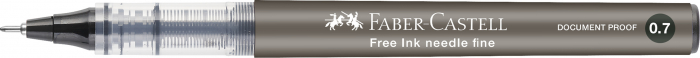 Roller Free Ink Needle 0.7Mm Negru Faber-Castell [2]