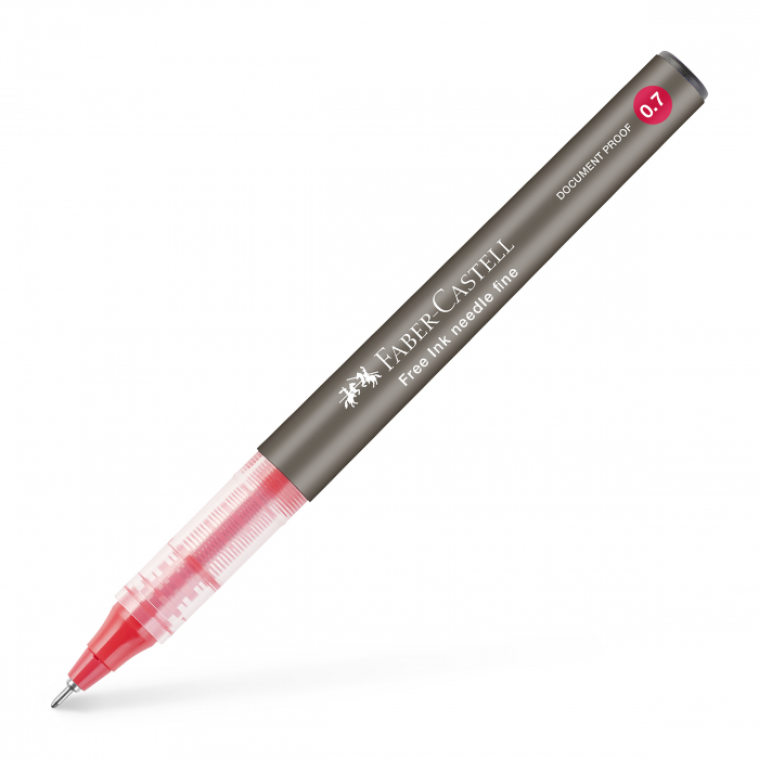 Roller Free Ink Needle 0.7Mm Rosu Faber-Castell [2]