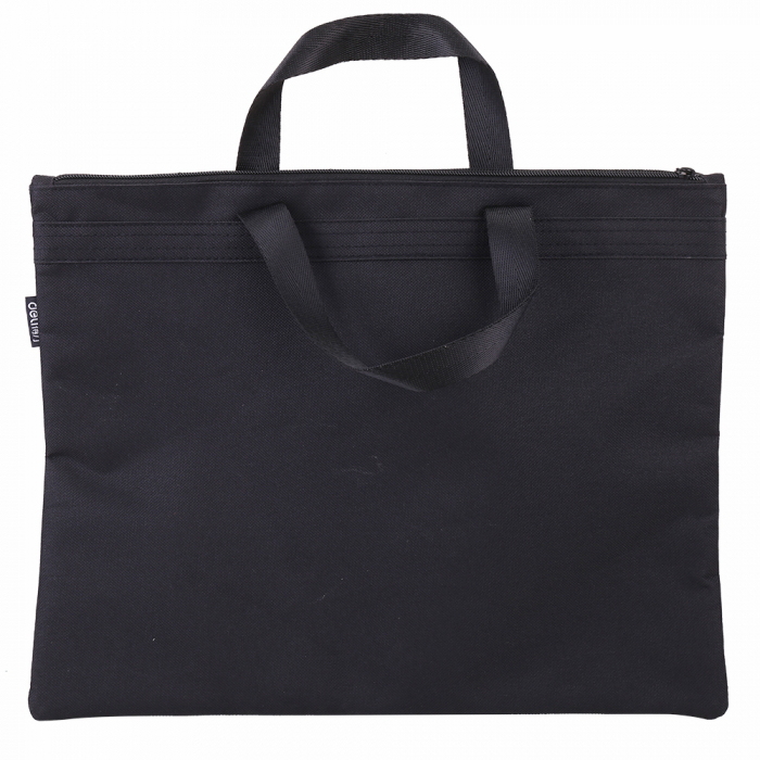 Servieta Material Textil 2 Fermoare Neagra Deli [2]