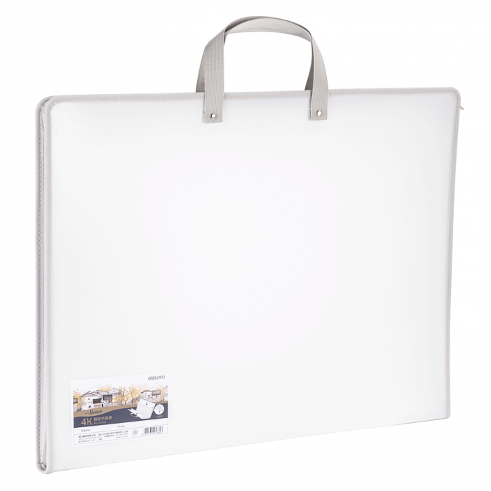 Servieta Pp Pentru Portofoliu Pictura 590X460X35Mm Alba Deli [1]