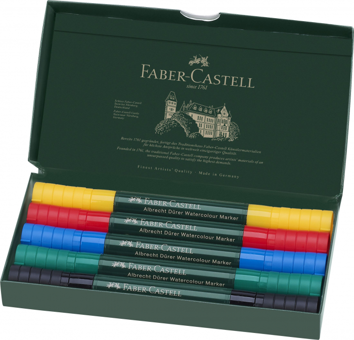 Set 5 Markere Solubile A.Durer Faber-Castell [2]