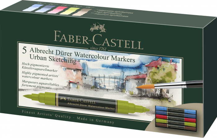 Set 5 Markere Solubile Sketching A.Durer Faber-Castell [1]