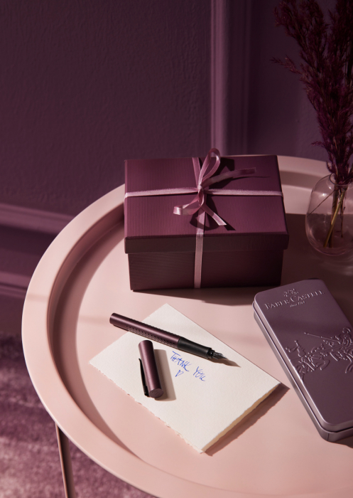 Set Cadou Stilou + Pix Grip 2011 Berry Faber-Castell [2]