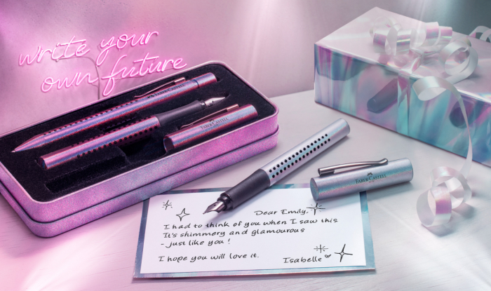 Set Cadou Stilou + Pix Grip 2011 Glam Violet Faber-Castell [3]