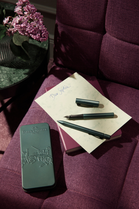 Set Cadou Stilou + Pix Grip 2011 Verde Inchis Faber-Castell [2]