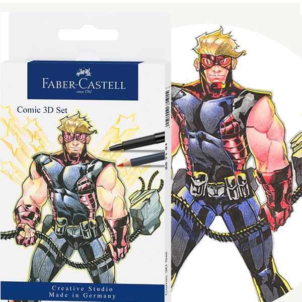 Set Pitt Artist Pen Comic 11 Piese Faber-Castell [2]