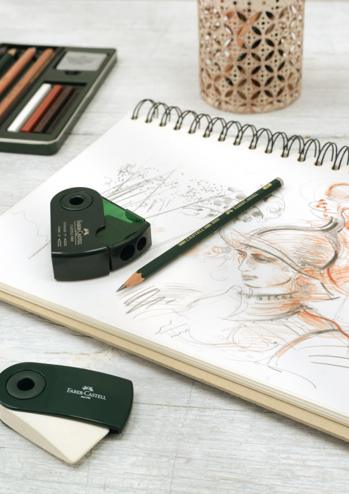 Set Pitt Monochrome Grafit+Carbune+Pastel 33 Buc Faber-Castell [4]