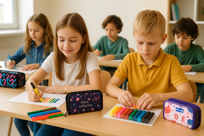 Set promoțional – Penar + Carioci MILAN + Plastilină DACO [2]