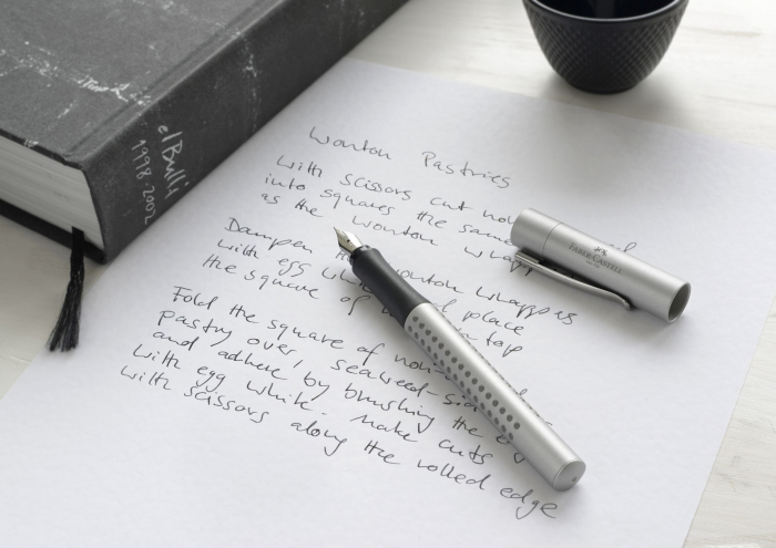 Stilou Grip 2011 Argintiu F Faber-Castell [4]