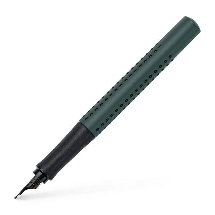 Stilou Grip 2011 Verde Inchis F Faber-Castell [2]