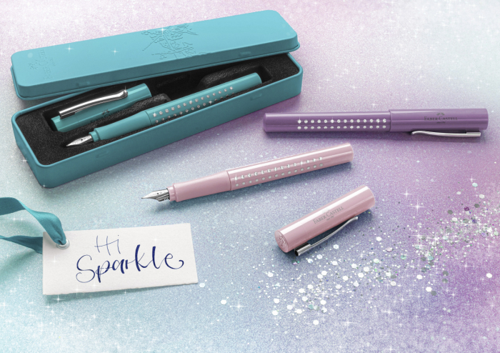 Stilou Sparkle Violet Metalic M Faber-Castell [5]
