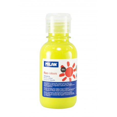 Tempera 125Ml/Culoare Flourescenta Galben 034421 [1]
