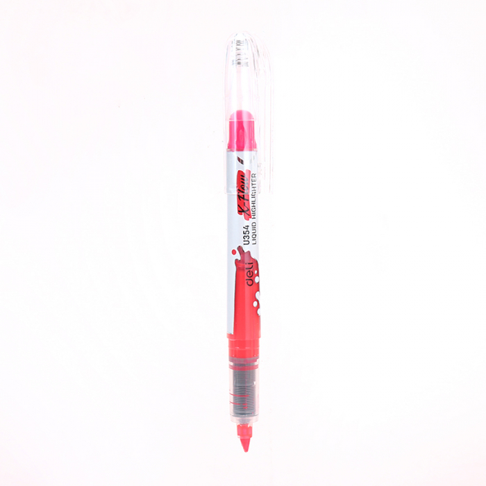 Textmarker Lichid Rosu Deli [1]