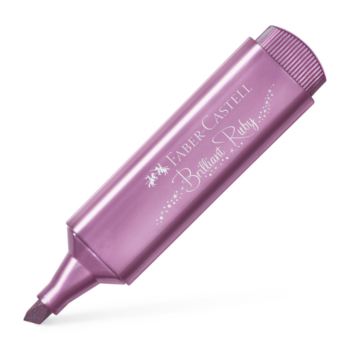 Textmarker Rubiniu Metalizat 1546 Faber-Castell [2]