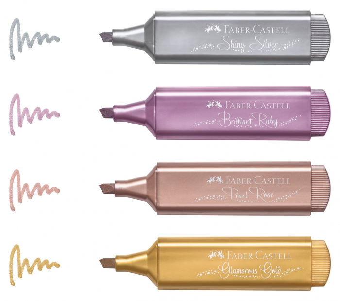 Textmarker Set 4 Metalizat Ii Faber-Castell [2]