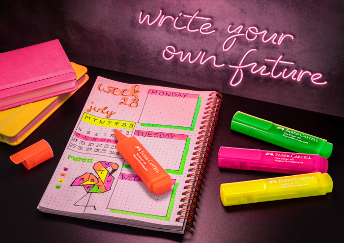 Textmarker Set 4 Superfluorescent Gen Z Cutie Carton Faber-Castell [2]