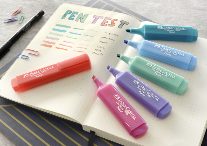 Textmarker Set 8 (6 Pastel + 2 Galben) 1546 Faber-Castell [2]