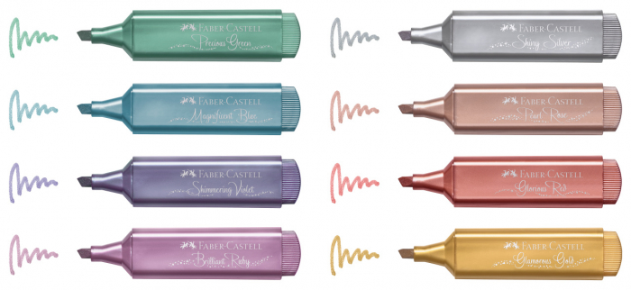 Textmarker Set 8 Metalizat Ii Faber-Castell [2]