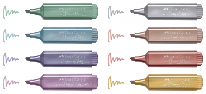 Textmarker Set 8 Metalizat Ii Faber-Castell [3]