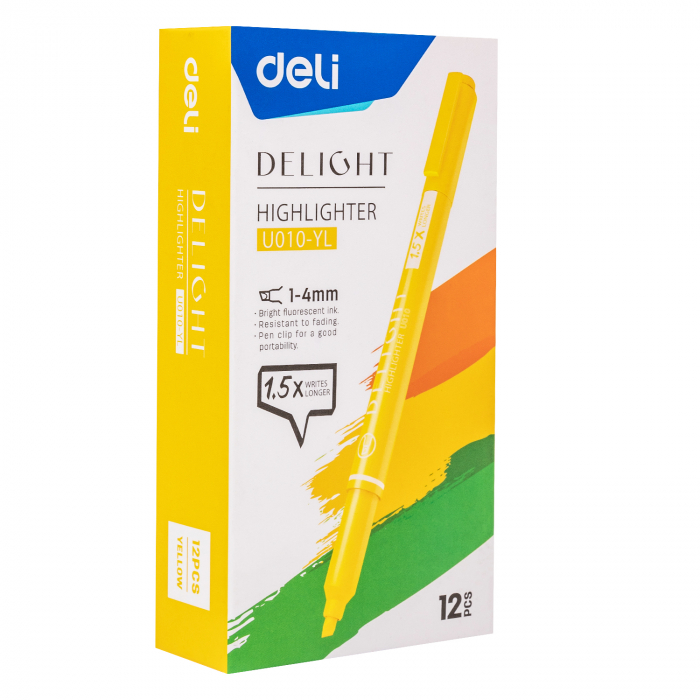 Textmarker Slim Galben Deli [3]