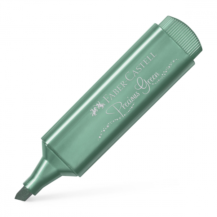 Textmarker Verde Metalizat 1546 Faber-Castell [3]