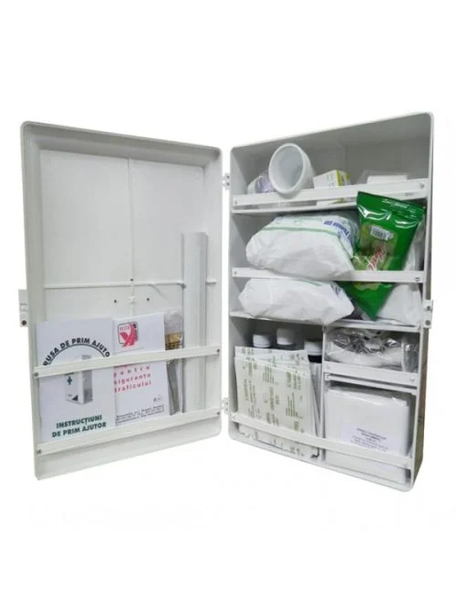 Trusa sanitara de prim ajutor fixa,complet echipata [2]