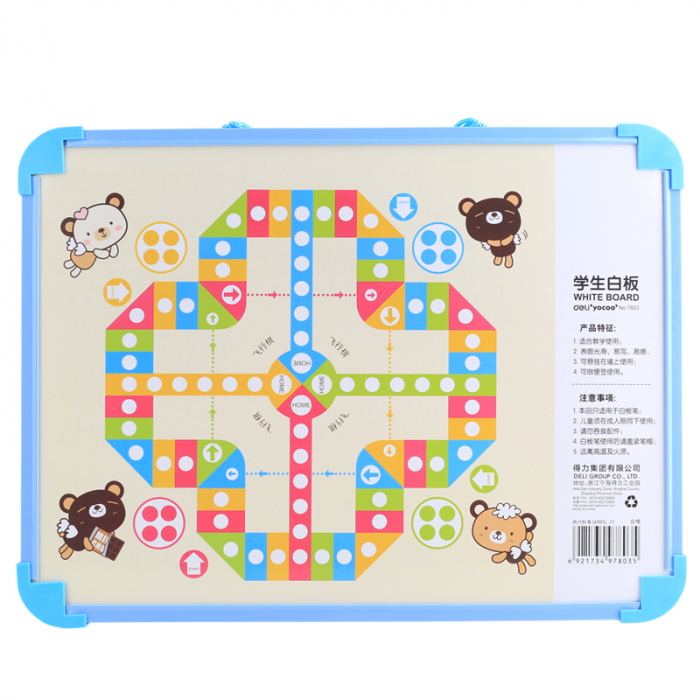 Whiteboard Scolar Cu Rama Plastic 40*30Cm Deli [4]