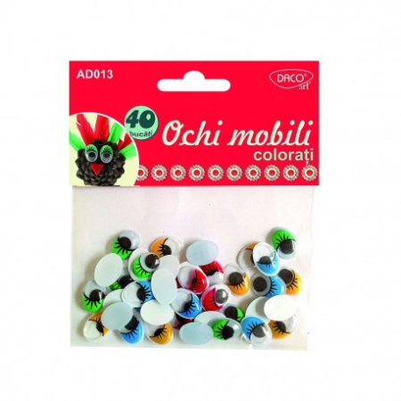 Accesorii craft - Accesorii Craft - Ad013  Ochi Mobili Colorati