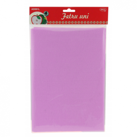 Accesorii craft - Accesorii Craft - Ad081L Fetru Uni Set 4 Lila