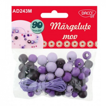 Accesorii craft - Accesorii Craft - Ad243 Margelute Mov Daco