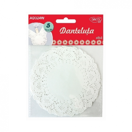 Accesorii craft - Accesorii Craft - Ad324W Danteluta  Alb Daco