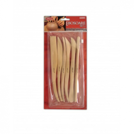 Accesorii craft - Accesorii Modelaj-Ebosoare Set 6 Daco Aa003