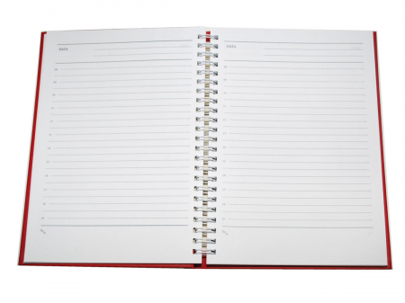 Agenda Nedatata A5 Clasica cu Spira Ascunsa Arhi Design [4]