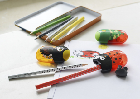 Ascutitoare Cu Radiera Buburuza Faber-Castell [2]